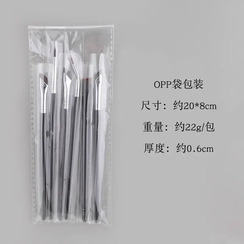 6-Piece Eye Makeup Brush Set for Blush & Contour - Image 3