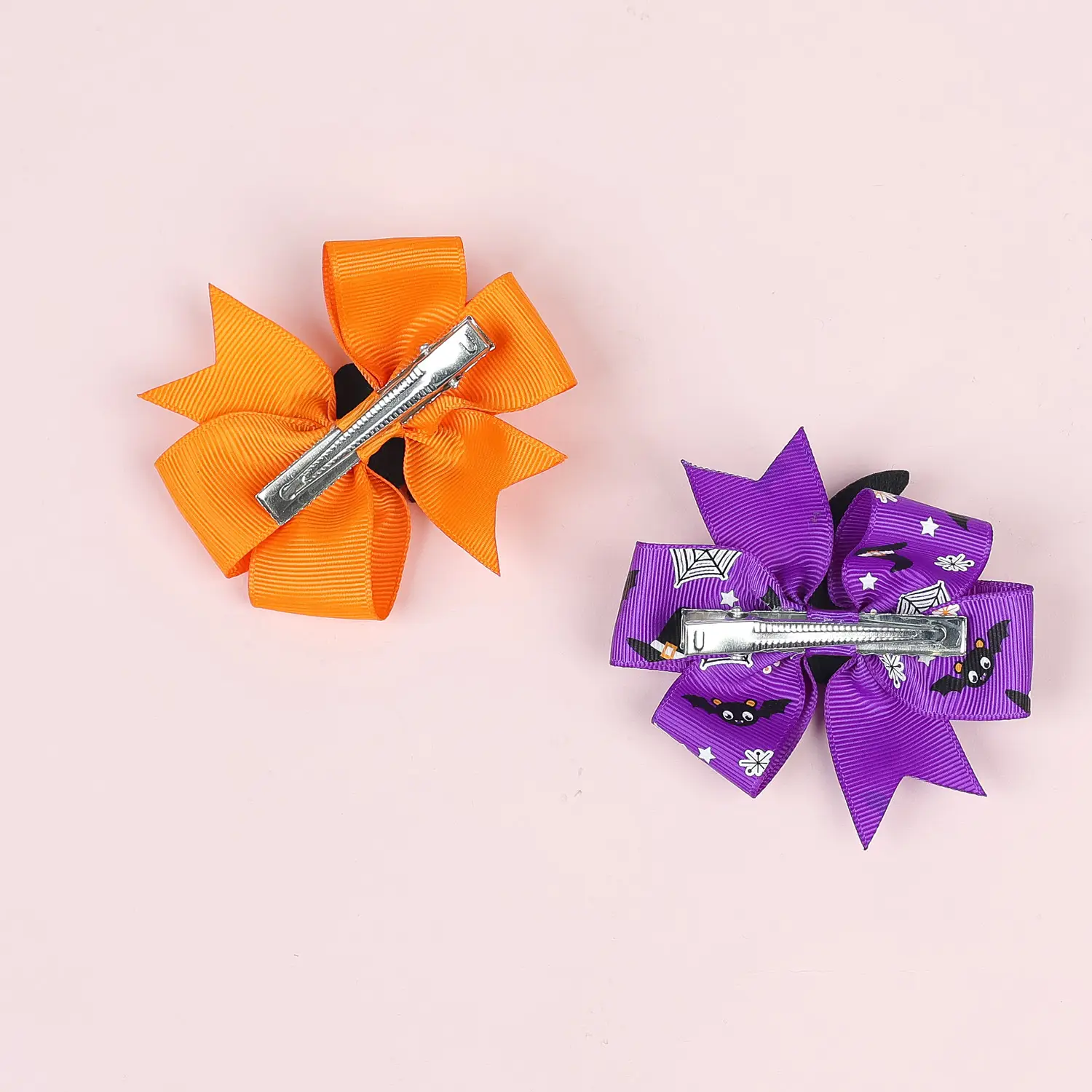 Halloween Bow Hairpins Pumpkin Head Witch Hat Clips - Image 10