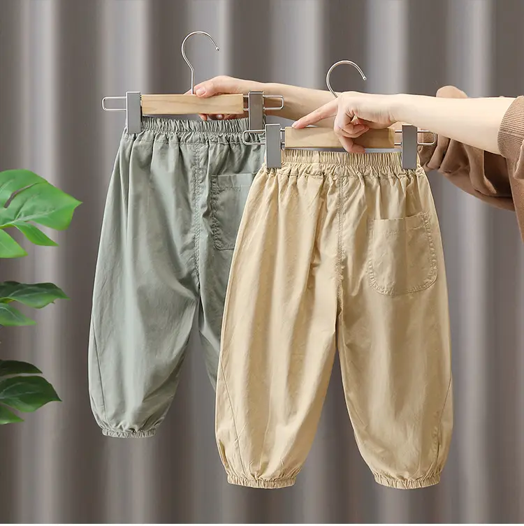 Men's Beige Cotton Shorts 2025 Summer Casual — feature 5