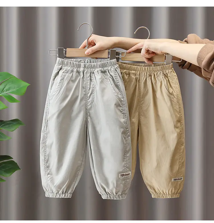 Men's Beige Cotton Shorts 2025 Summer Casual — feature 6