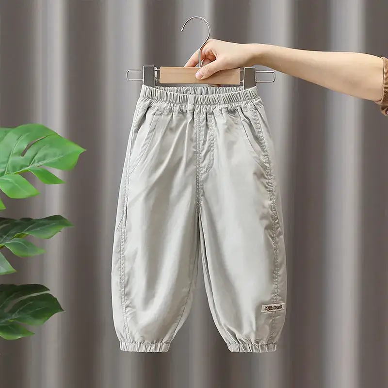 Men's Beige Cotton Shorts 2025 Summer Casual - Image 2
