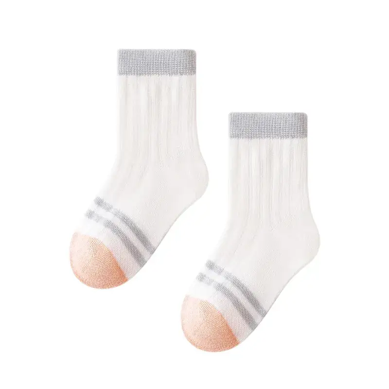 Children Striped Mid-Tube Socks 2024 Summer