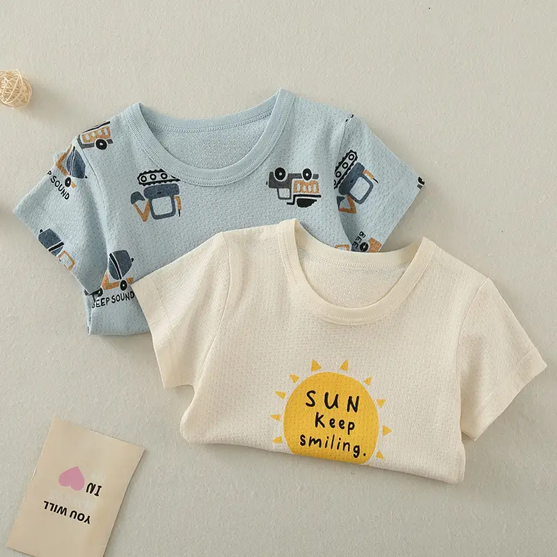Boys Sun Keep Smiling T-Shirt Summer 2023 - Image 3