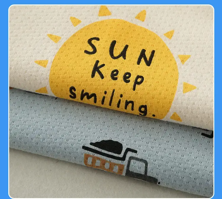 2023 Summer Baby T-Shirt White Sun Print Light Blue Patterned — feature 14