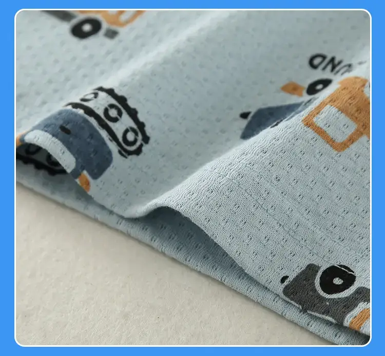 2023 Summer Baby T-Shirt White Sun Print Light Blue Patterned — feature 20