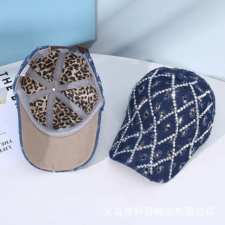 Personalized Cowboy Hat with Rhinestone & Ripped Design - Image 7