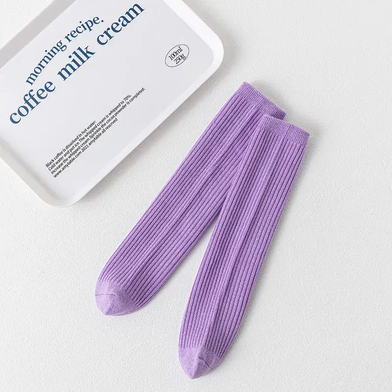 Cross-Border Socks for Girls, Multi Color, Mid-Calf, Breathable - Image 22
