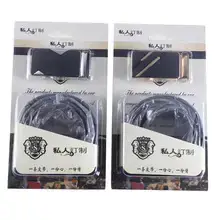 Men's Silver Braided Tactical Belt with Cobra Buckle — feature 3