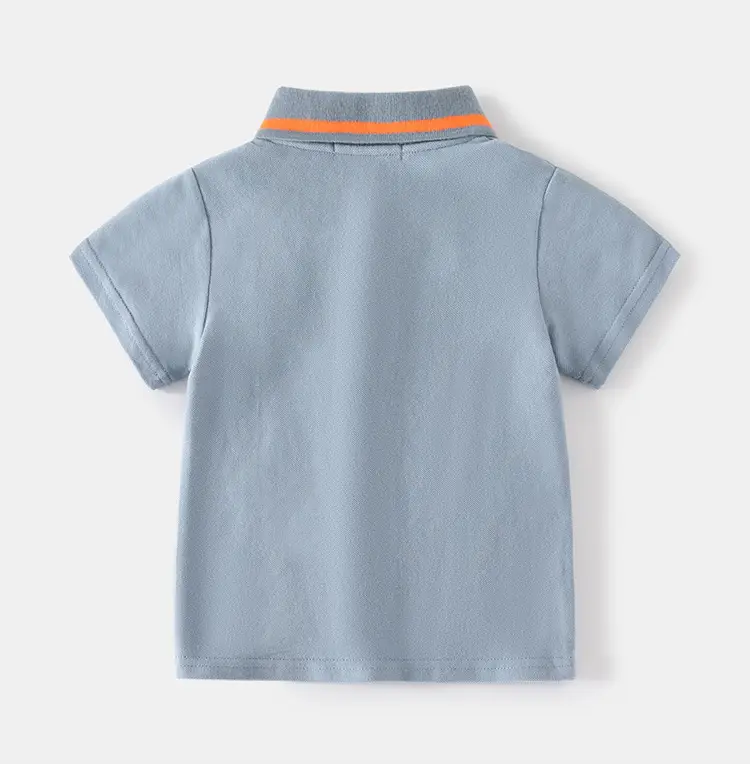 Boys Cartoon Cotton Polo Shirt Medium Small — feature 7