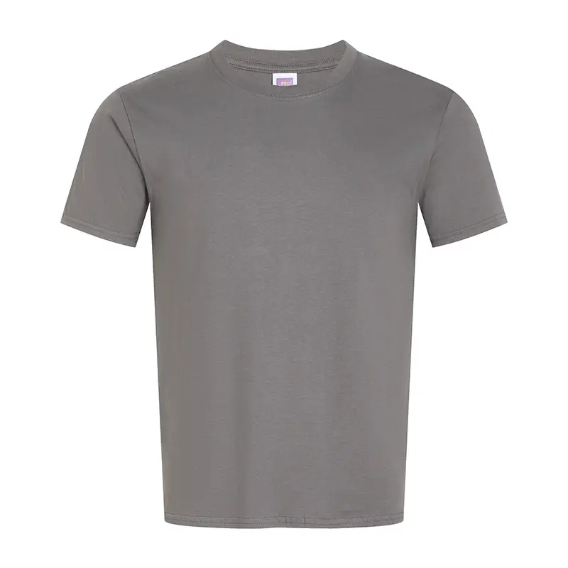 Pure Cotton Round Neck T-Shirt Multiple Colors - Image 20