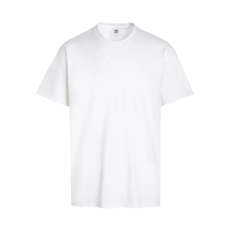 Pure Cotton Round Neck T-Shirt Multiple Colors - Image 2