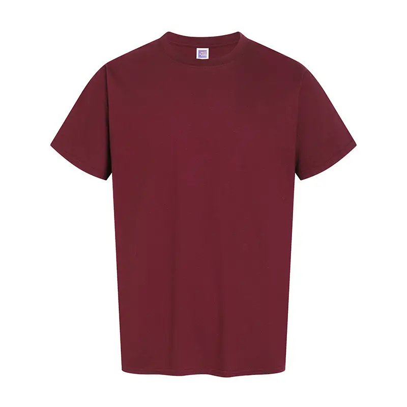 Pure Cotton Round Neck T-Shirt Multiple Colors - Image 9
