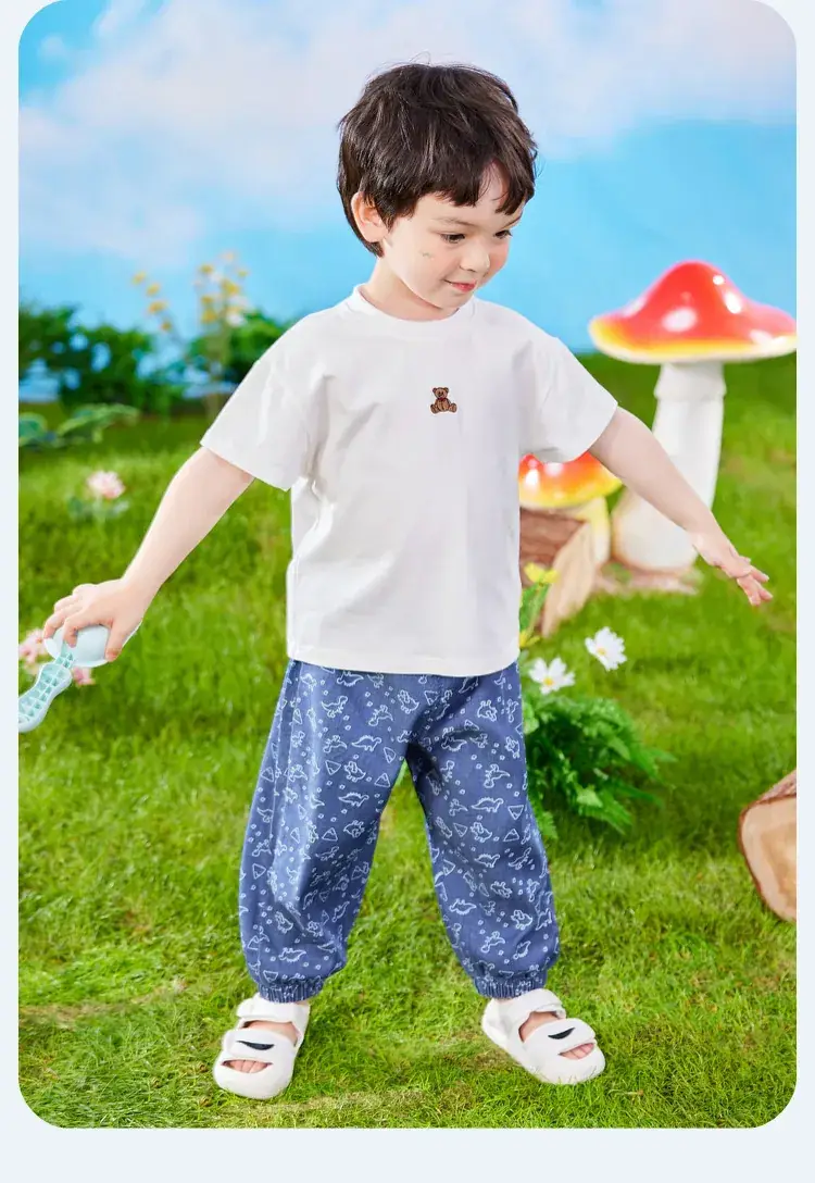 Baby Denim Pants Light Blue Summer Wear — feature 26