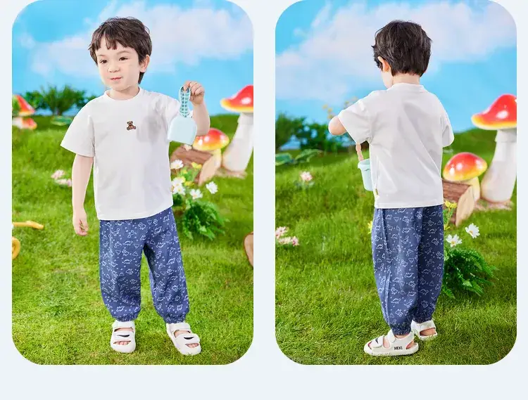 Baby Denim Pants Light Blue Summer Wear — feature 27