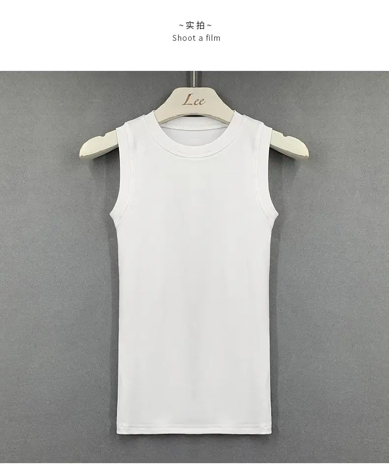 Men Sleeveless Tank Top Navy Blue Slim Fit — feature 11