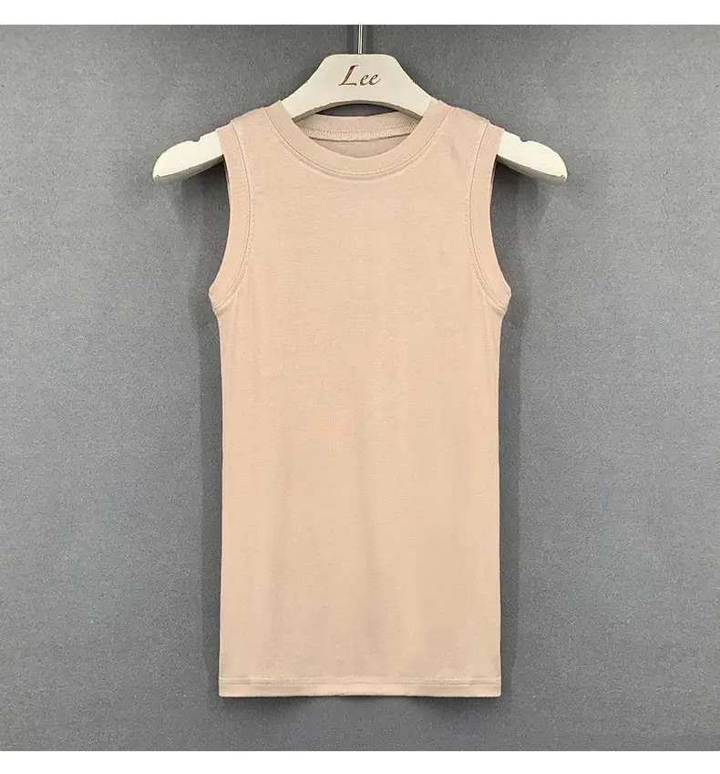 Men Sleeveless Tank Top Navy Blue Slim Fit — feature 12