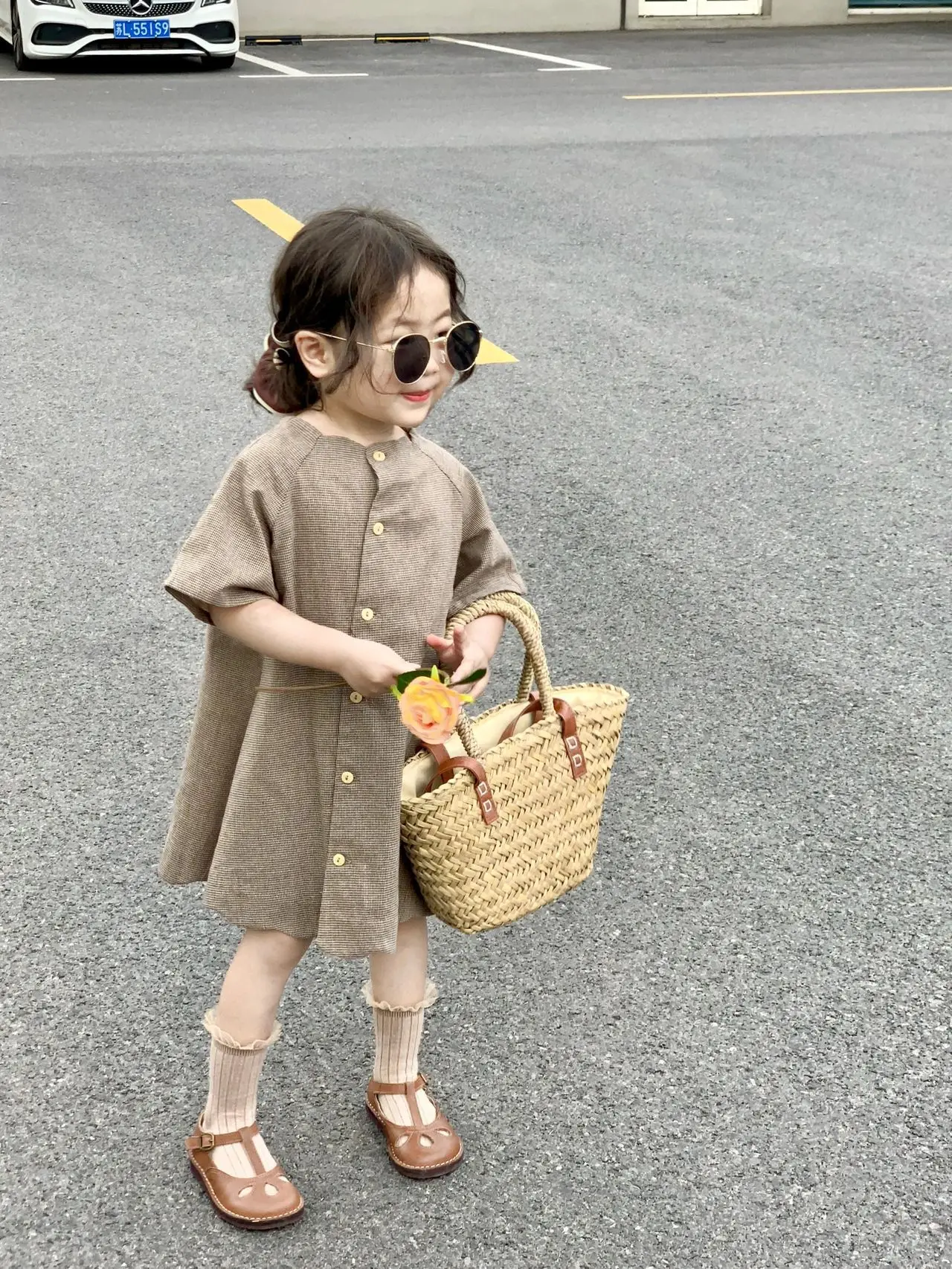 Girls French Style Cotton Dress 2024 Summer — feature 8