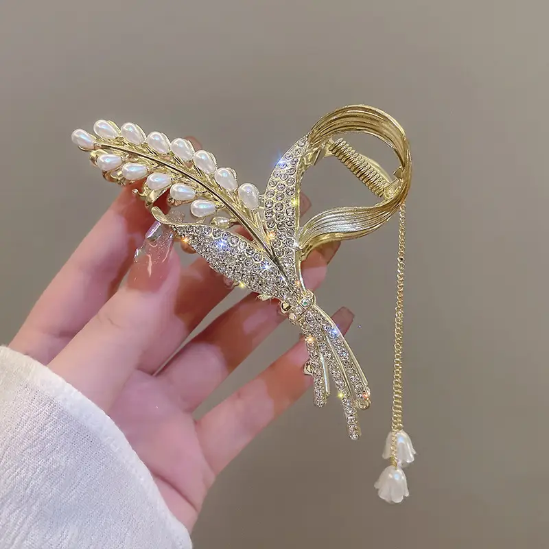 Antique Rice Flower Tassel Hairpin for Girls - Image 4