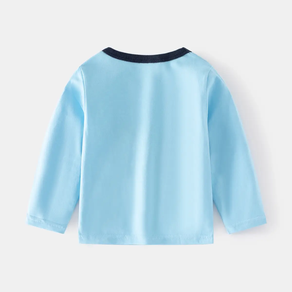 Blue Cartoon Long Sleeve T-Shirt for Boys - Image 2