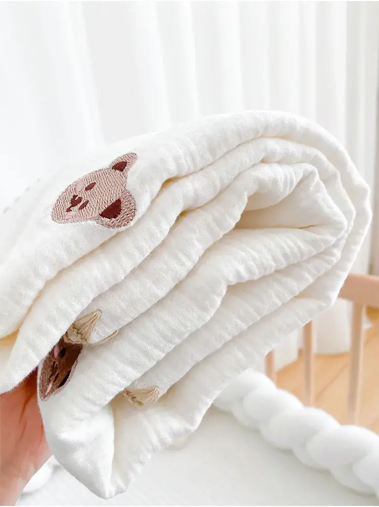 Newborn Baby Swaddle Pure Cotton Delivery Room Gauze Wrap — feature 12