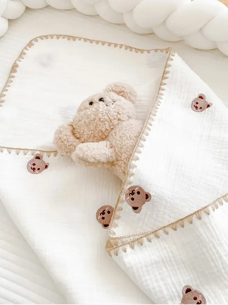 Newborn Baby Swaddle Pure Cotton Delivery Room Gauze Wrap — feature 13