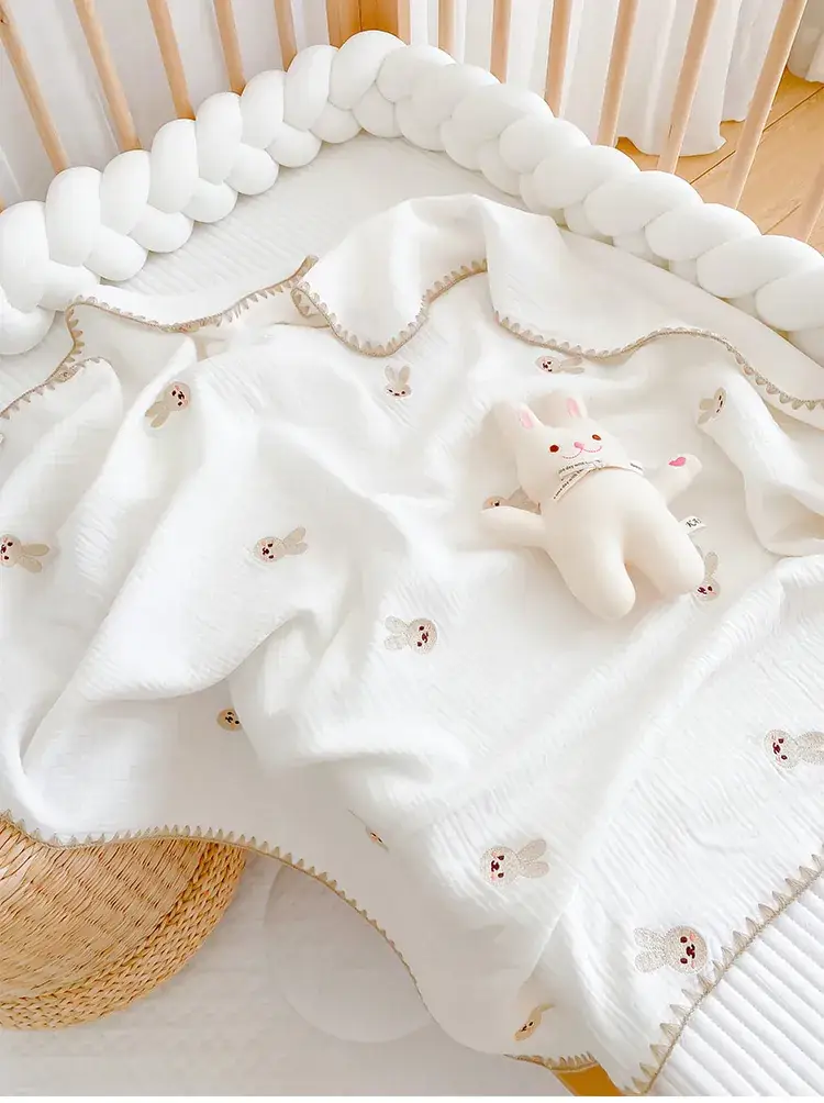 Newborn Baby Swaddle Pure Cotton Delivery Room Gauze Wrap — feature 15