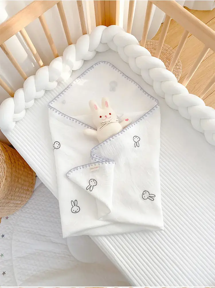 Newborn Baby Swaddle Pure Cotton Delivery Room Gauze Wrap — feature 16