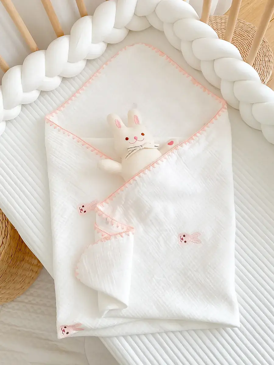 Newborn Baby Swaddle Pure Cotton Delivery Room Gauze Wrap - Image 5