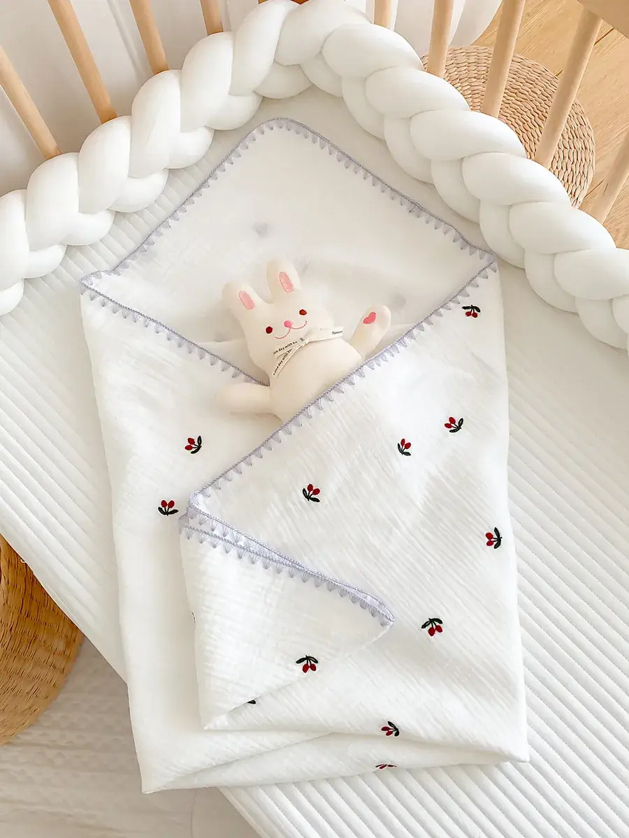 Newborn Baby Swaddle Pure Cotton Delivery Room Gauze Wrap - Image 6