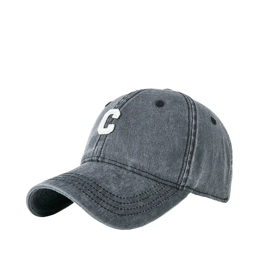 Vintage Wash Cap Children Men's Old Hong Kong Artistic Washed Baseball Cap