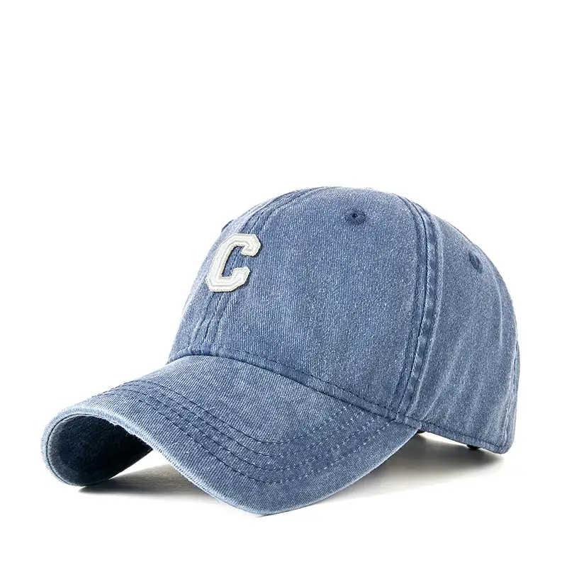 Vintage Wash Cap Children Men's Old Hong Kong Artistic Washed Baseball Cap - Image 2