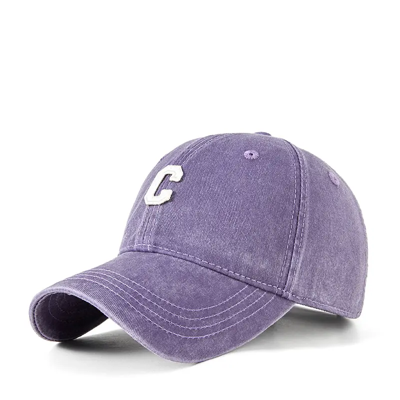 Vintage Wash Cap Children Men's Old Hong Kong Artistic Washed Baseball Cap - Image 3