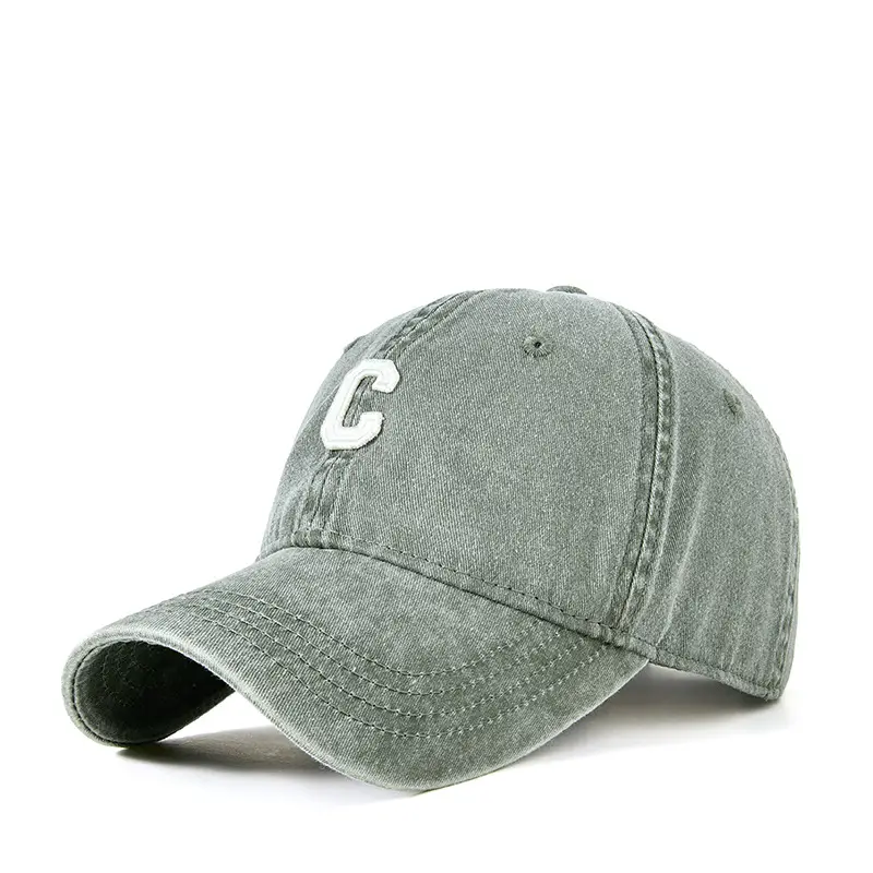 Vintage Wash Cap Children Men's Old Hong Kong Artistic Washed Baseball Cap - Image 9