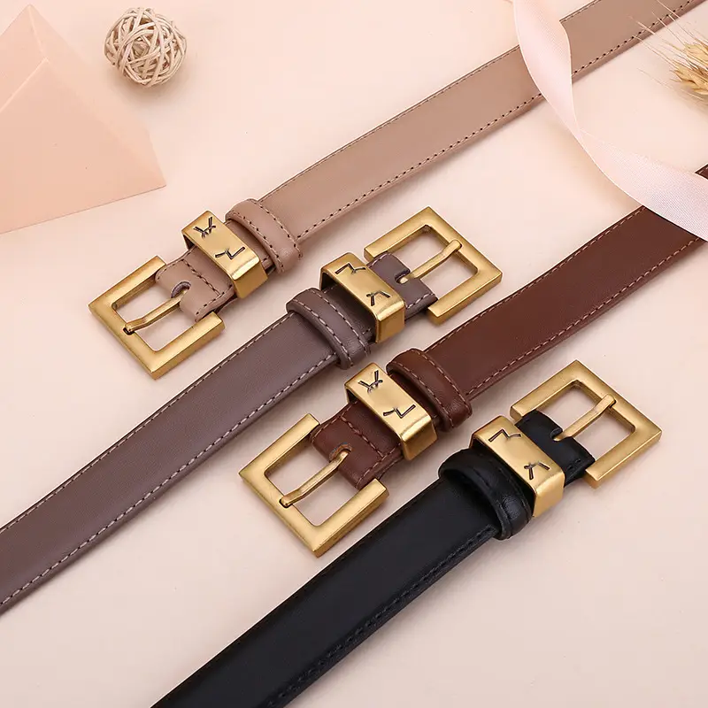 Women's Brown Poplar Shulin Buckle Belt - Image 7