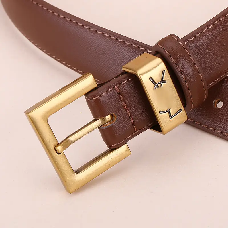 Women's Brown Poplar Shulin Buckle Belt - Image 8