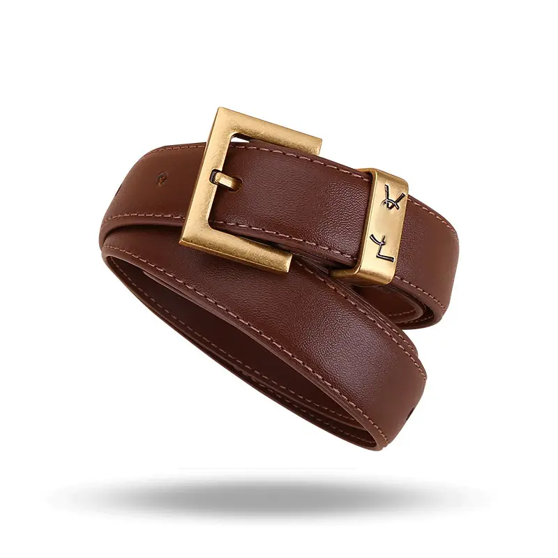 Women's Brown Poplar Shulin Buckle Belt - Image 9