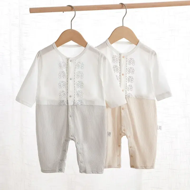 Baby Pure Cotton Summer Pajamas Newborn Jumpsuit