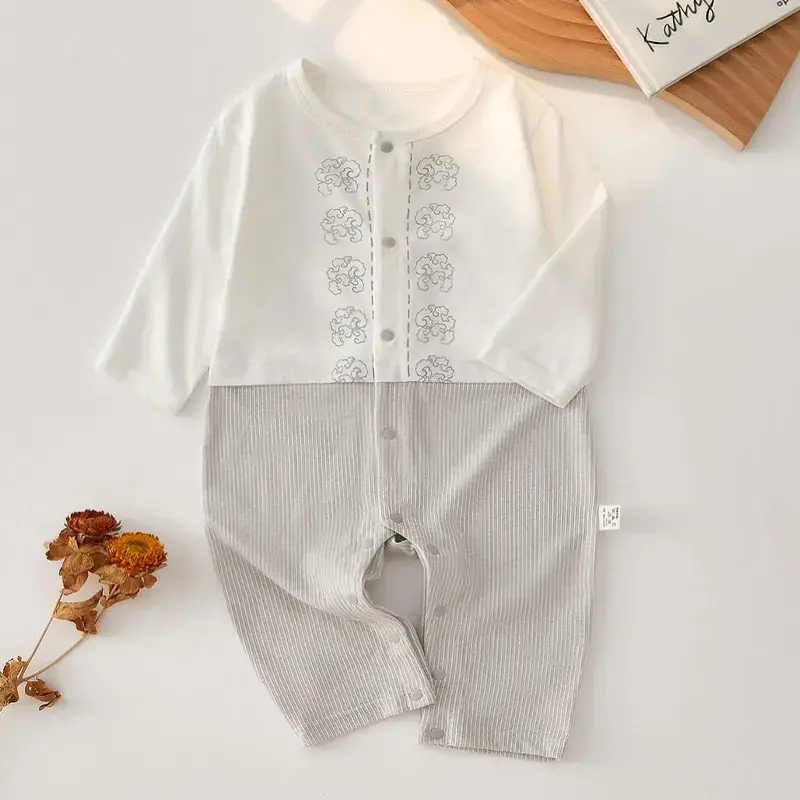 Baby Pure Cotton Summer Pajamas Newborn Jumpsuit