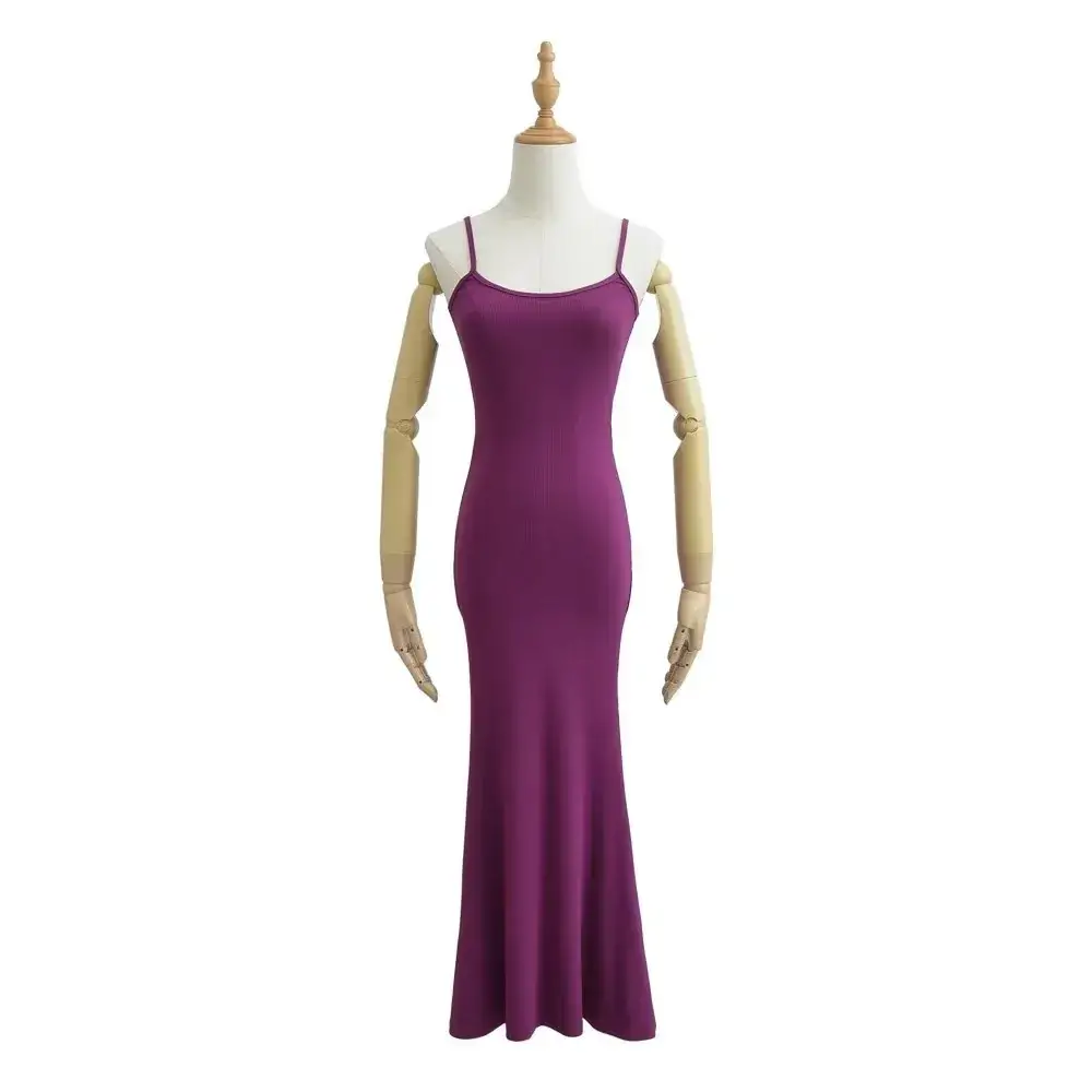 Women's Mermaid Dress High Waist Stretch Sleeveless Dress