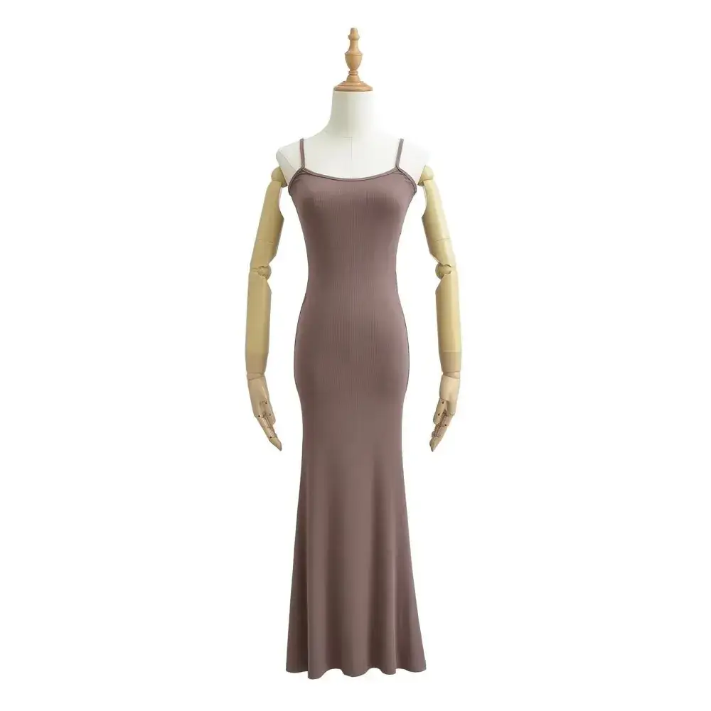 Women's Mermaid Dress High Waist Stretch Sleeveless Dress