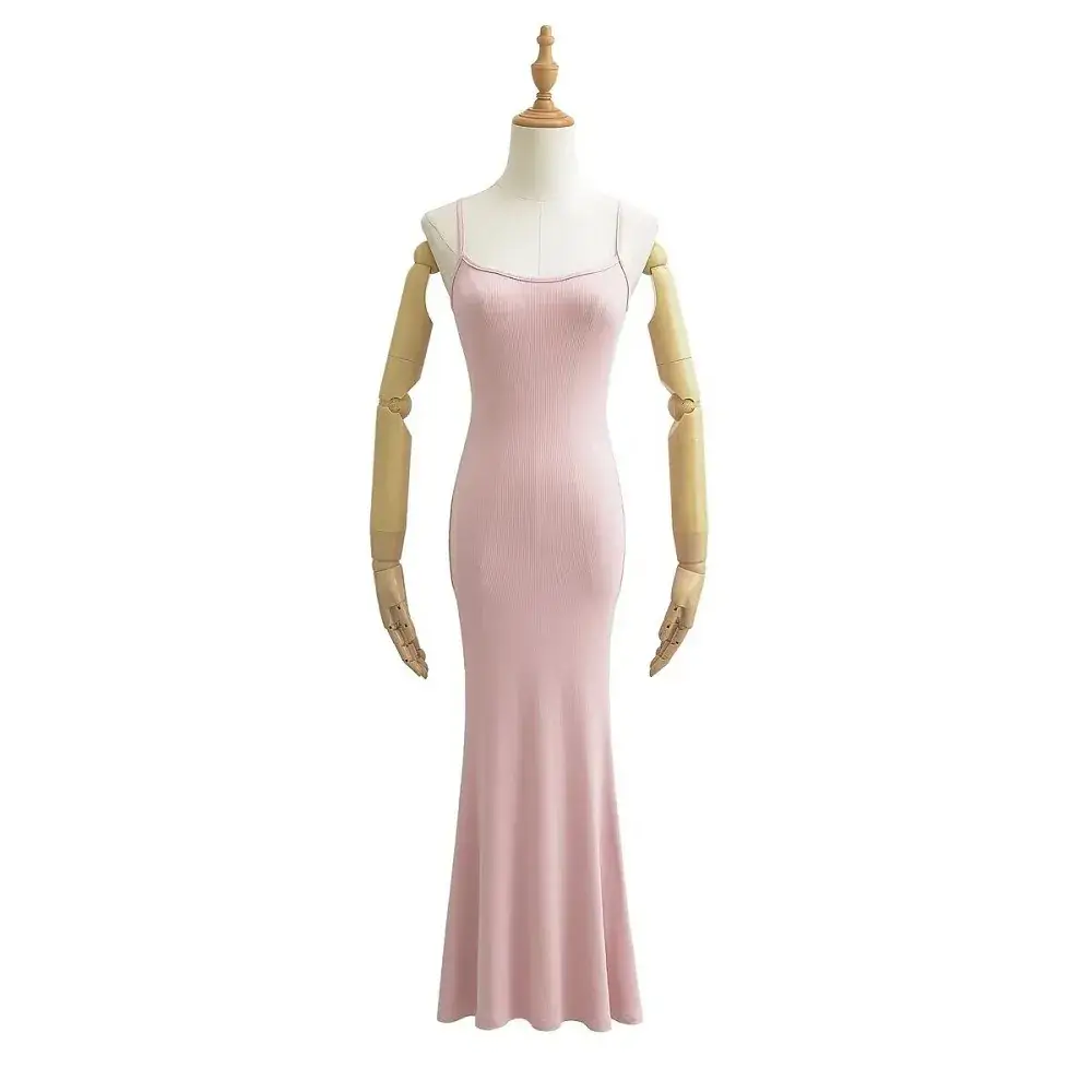 Women's Mermaid Dress High Waist Stretch Sleeveless Dress