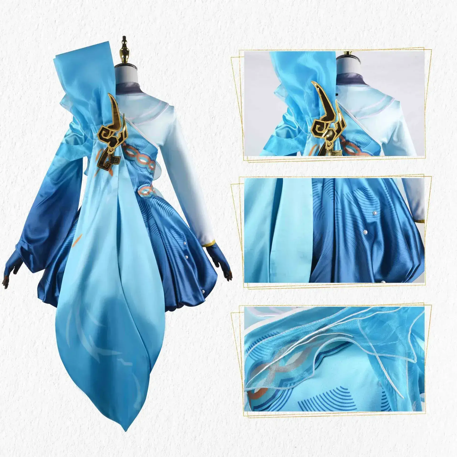 Blue Sutra Tassel Cosplay Set for Girls