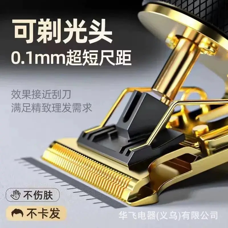 Electric Hair Clipper with 4 Blades & Lubricating Oil