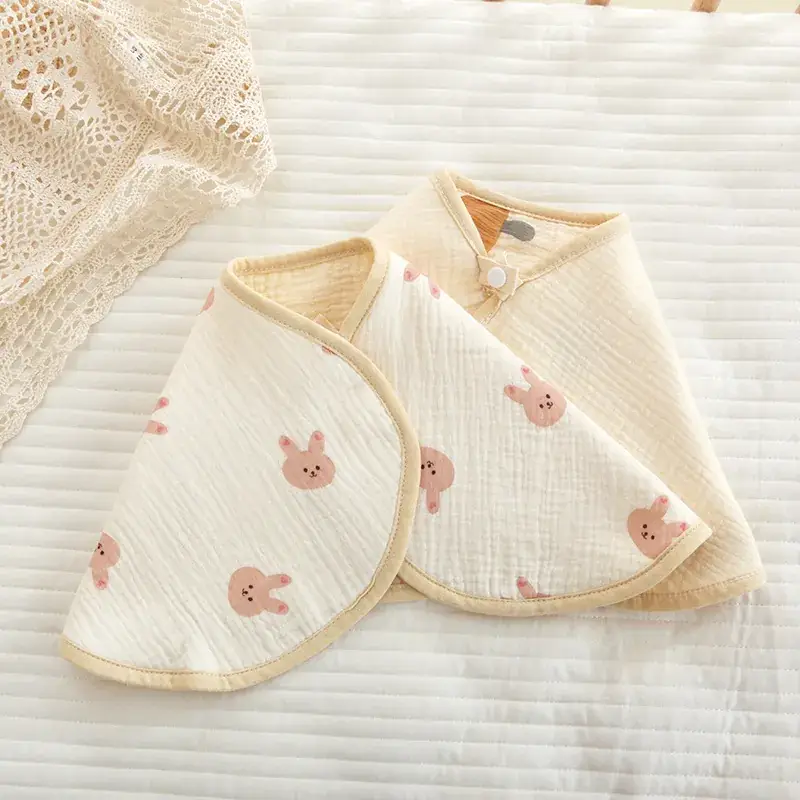 Baby Burp Towel Class A Cotton Anti-Spitting Han Feng Gauze Bib - Image 19