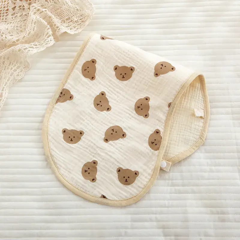 Baby Burp Towel Class A Cotton Anti-Spitting Han Feng Gauze Bib - Image 9