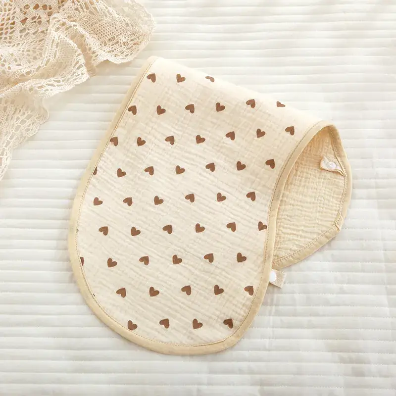 Baby Burp Towel Class A Cotton Anti-Spitting Han Feng Gauze Bib - Image 4
