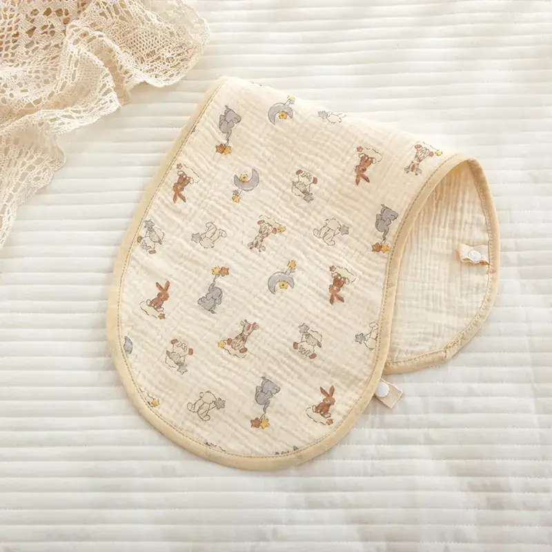 Baby Burp Towel Class A Cotton Anti-Spitting Han Feng Gauze Bib - Image 5