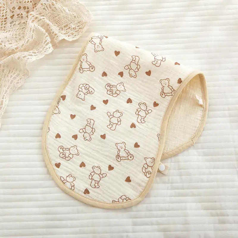 Baby Burp Towel Class A Cotton Anti-Spitting Han Feng Gauze Bib - Image 7