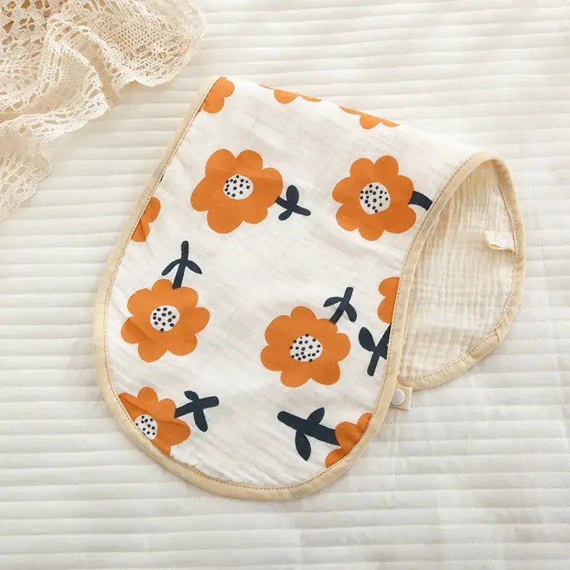 Baby Burp Towel Class A Cotton Anti-Spitting Han Feng Gauze Bib - Image 8