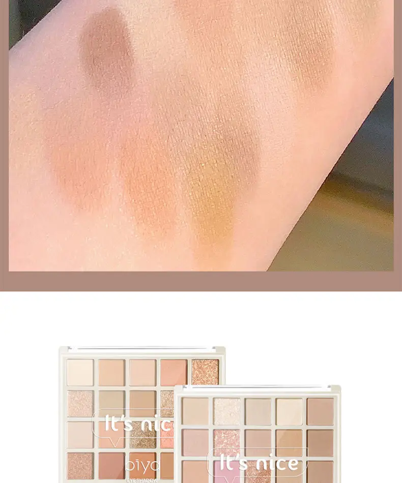 25-Color Eye Shadow Palette with Glitter Sequins — feature 7